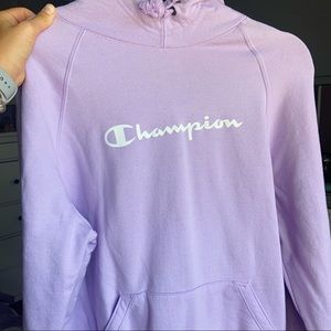 Lavender Champion hoodie